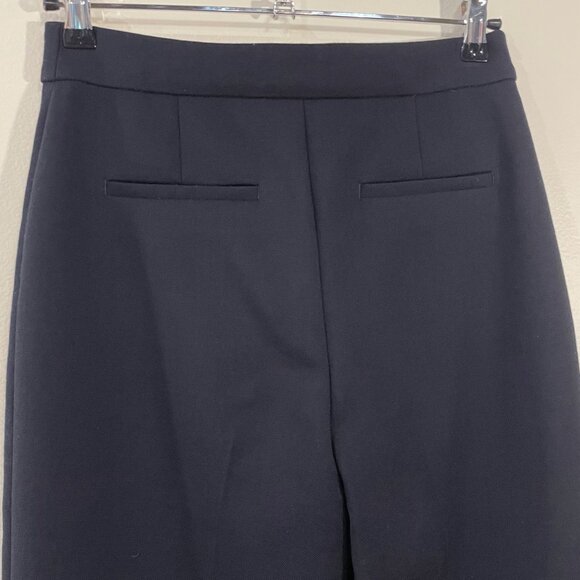 EUC Sézane Emilio Wool Blend Cropped Trouser Navy 36, 4 - Picture 5 of 8